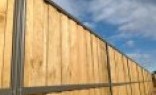 Temporary Fencing Suppliers Lap and Cap Timber Fencing